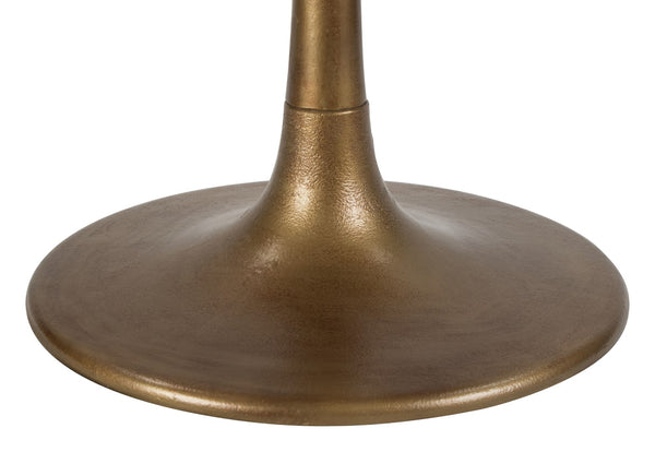 Zuo Modern Fullerton Marble, MDF, Steel, Aluminum Modern Commercial Grade Dining Table White, Gold Marble, MDF, Steel, Aluminum