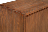 Alpine Furniture Ayala Sideboard 3385-06 Antique Cappuccino Pine Solids & Veneer 68 x 19 x 36.5