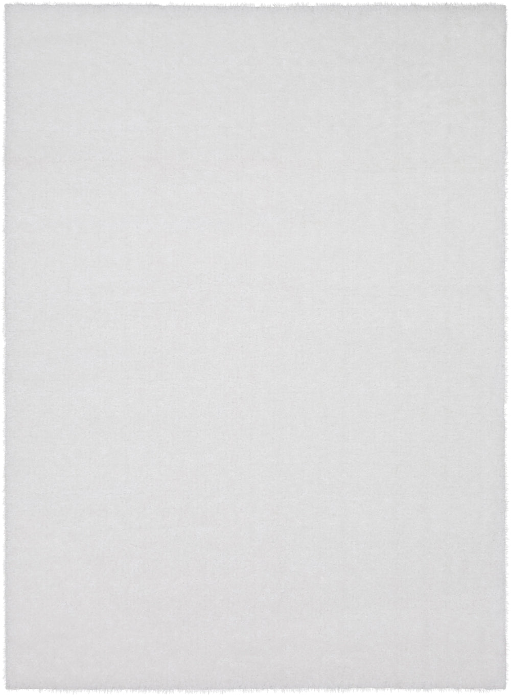 Alaska Shag AAS-2301 Modern Polyester Rug AAS2301-913 White 100% Polyester 9' x 13'1"