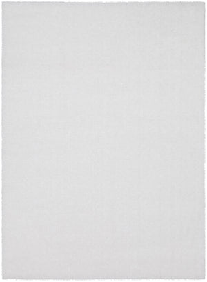 Alaska Shag AAS-2301 Modern Polyester Rug AAS2301-913 White 100% Polyester 9' x 13'1"