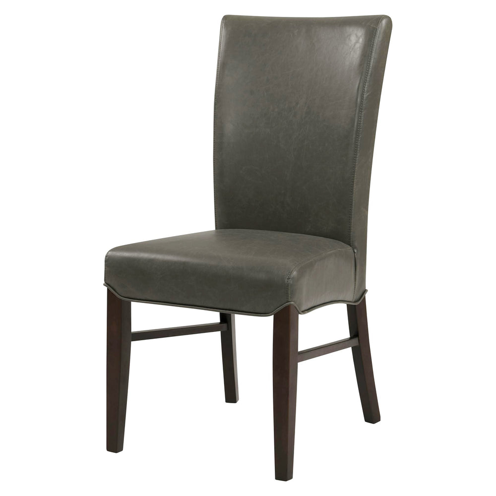 Milton Bonded Leather Dining Chairs - Set of 2, Stylish Accent Chairs for Modern Home Decor