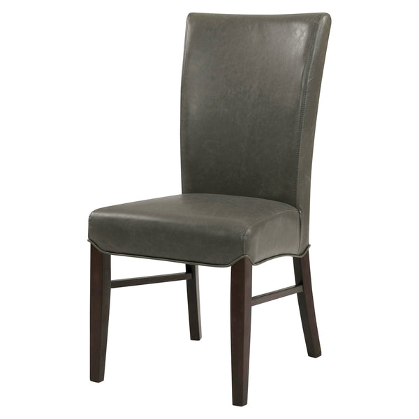 Milton Bonded Leather Dining Chairs - Set of 2, Stylish Accent Chairs for Modern Home Decor
