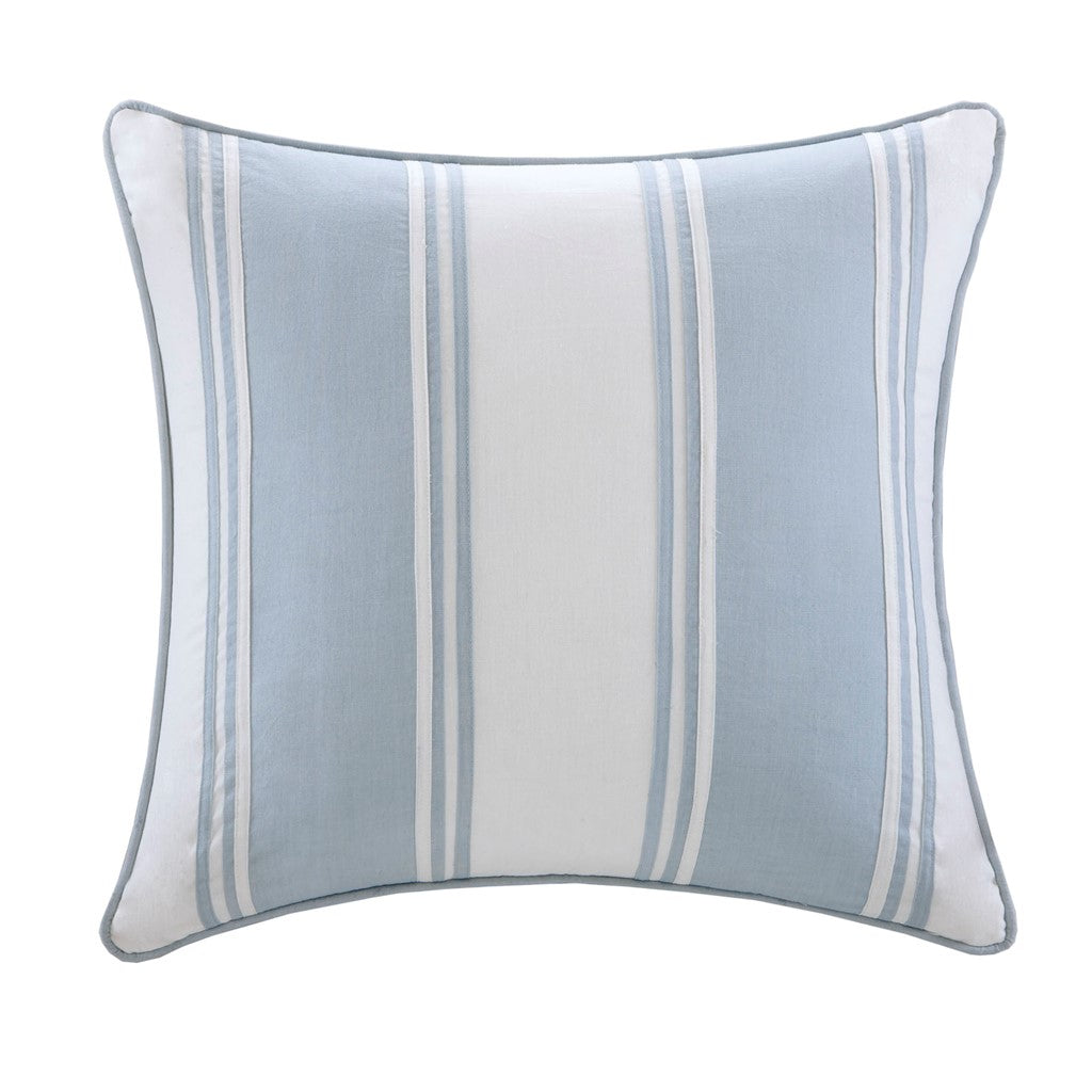 Harbor House Crystal Beach Coastal| 100% Cotton Solid Square Pillow HH30-706A