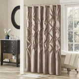 Madison Park Laurel Transitional Faux Silk Shower Curtain MP70-438