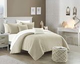 Davina Beige King 9pc Comforter Set