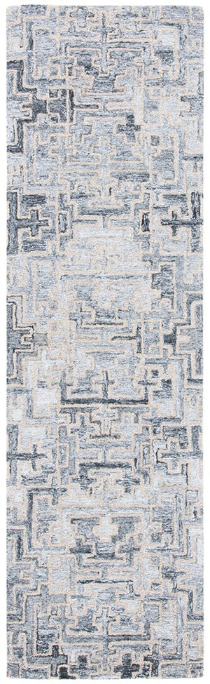 Abstract Hand Tufted Contemporary Rug in 80% Polyester & 20% Wool - Soft, Stylish, and Durable Design