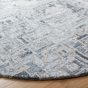 Abstract Hand Tufted Contemporary Rug in 80% Polyester & 20% Wool - Soft, Stylish, and Durable Design