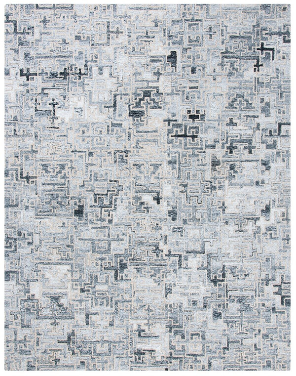 Abstract Hand Tufted Contemporary Rug in 80% Polyester & 20% Wool - Soft, Stylish, and Durable Design