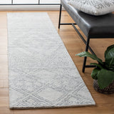 Abstract 144 Contemporary Hand Tufted 80% Polyester, 20% Wool Rug Ivory / Grey