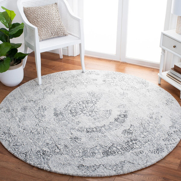 Safavieh Abstract 145 Hand Tufted 80% Polyester/20% Wool Contemporary Rug ABT145A-9