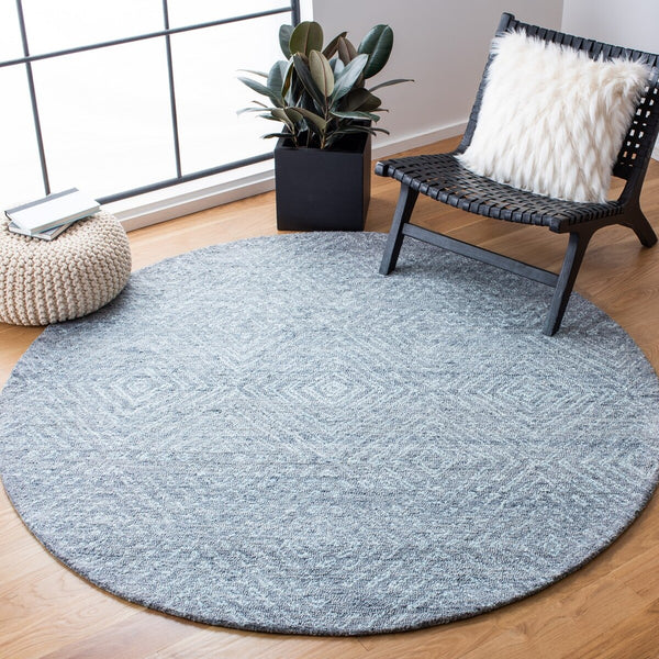 Safavieh Abstract 146 Hand Tufted 80% Polyester, 20% Wool Rug ABT146M-9