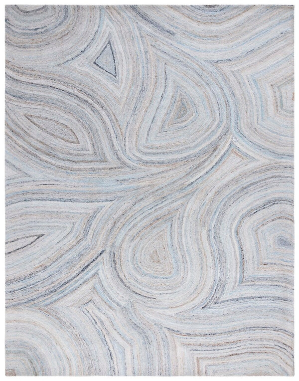 Safavieh Abstract 147 Hand Tufted 90% Polyester/10% Wool Contemporary Rug ABT147M-8