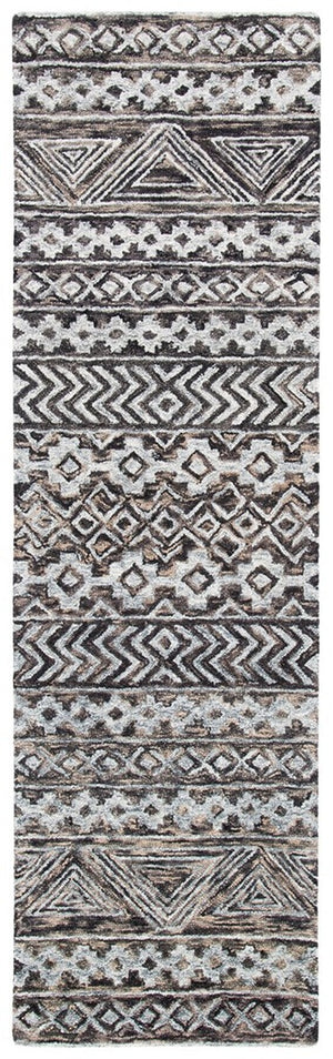 Safavieh Abstract 252 Hand Tufted 85% Wool/15% Cotton Contemporary Rug ABT252F-9