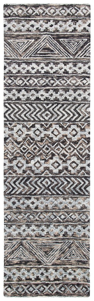 Safavieh Abstract 252 Hand Tufted 85% Wool/15% Cotton Contemporary Rug ABT252F-9