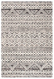 Abstract 259 Contemporary Hand Tufted 85% Wool, 15% Cotton Rug Ivory / Grey