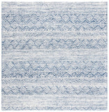 Abstract 343 Contemporary Hand Tufted 80% Wool, 20% Cotton Rug Blue / Ivory