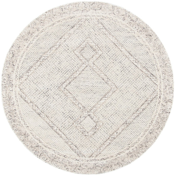 Safavieh Abstract 345 Hand Tufted Wool Bohemian Rug ABT345F-8SQ