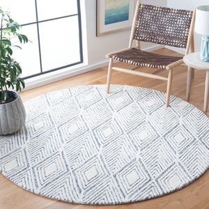 Abstract 350 Contemporary Hand Tufted 50% Wool, 50% Nylon Blend Rug Ivory / Charcoal