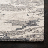 Abstract 465 Contemporary Hand Tufted 100% Wool Rug Charcoal / Ivory