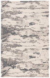 Abstract 465 Contemporary Hand Tufted 100% Wool Rug Charcoal / Ivory