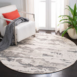 Abstract 465 Contemporary Hand Tufted 100% Wool Rug Charcoal / Ivory