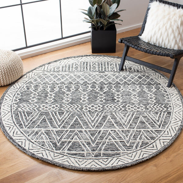 Safavieh Abstract 558 Hand Tufted Wool Contemporary Rug ABT558A-9