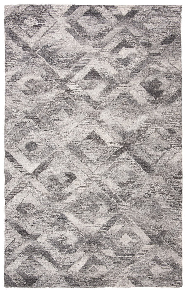 Safavieh Abstract 635 Hand Tufted 65% Wool/25% Viscose/10% Nylon Contemporary Rug ABT635F-28