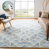 Safavieh Abstract 655 Hand Tufted 80% Wool/20% Cotton Contemporary Rug ABT655A-9