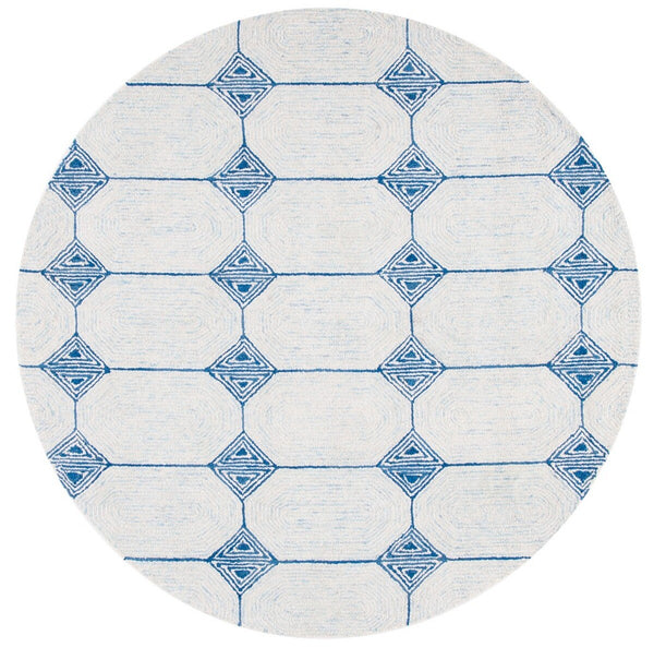 Safavieh Abstract 658 Hand Tufted 80% Wool/20% Cotton Contemporary Rug ABT658A-9