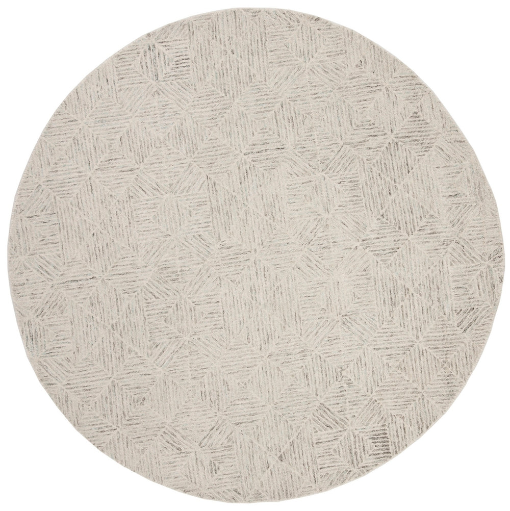 Safavieh Abstract 763 Hand Tufted 80% Wool/20% Cotton Contemporary Rug ABT763J-8SQ