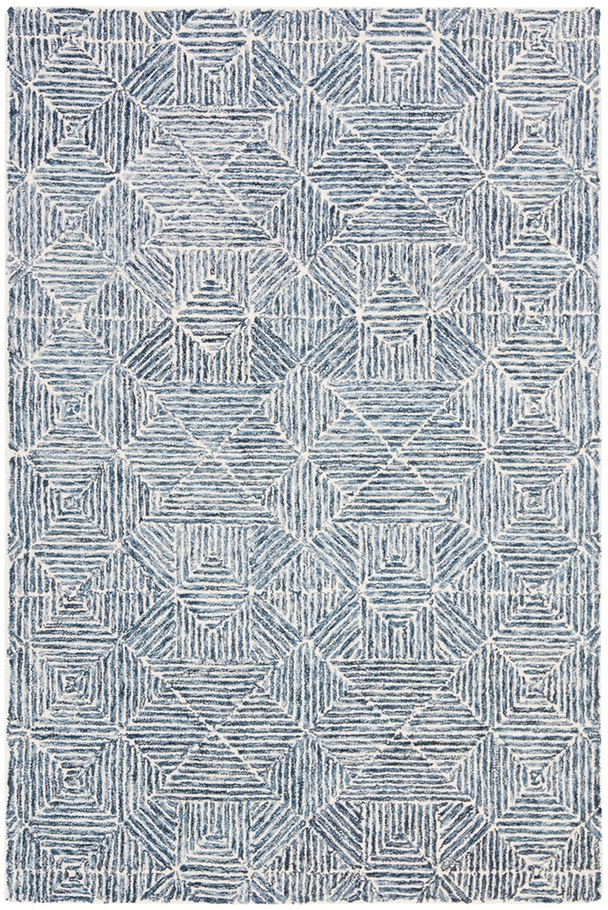 Safavieh Abstract 763 Hand Tufted 80% Wool/20% Cotton Contemporary Rug ABT763M-8SQ
