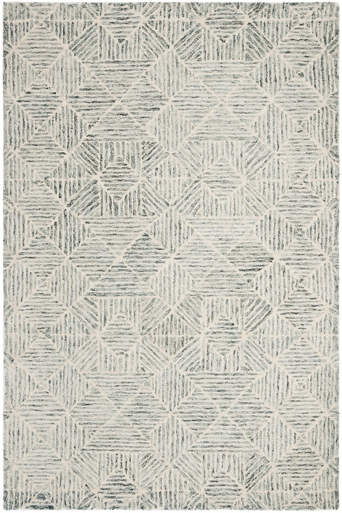 Safavieh Abstract 763 Hand Tufted 80% Wool/20% Cotton Contemporary Rug ABT763Y-9