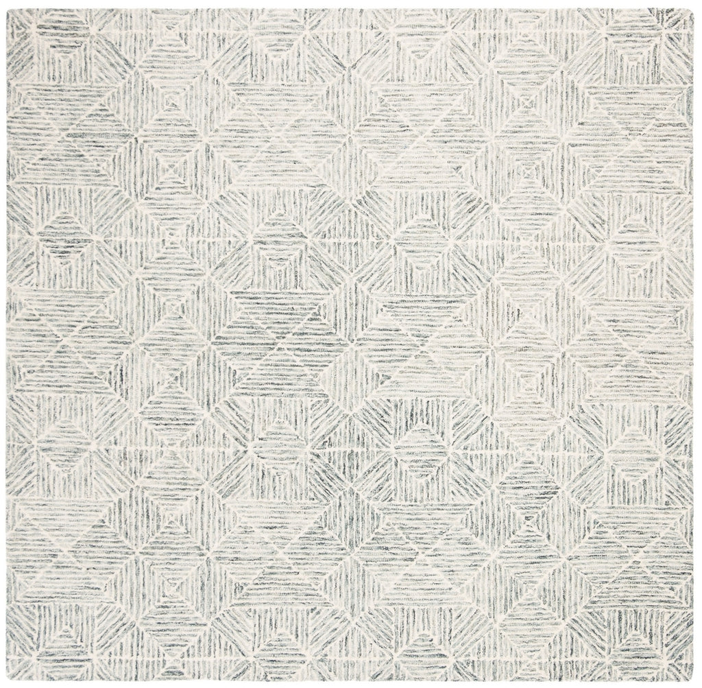 Safavieh Abstract 763 Hand Tufted 80% Wool/20% Cotton Contemporary Rug ABT763Y-9