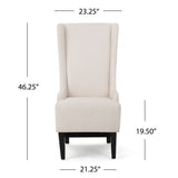Callie Beige Fabric Dining Chair Noble House