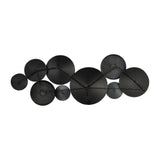 Sagebrook Home Contemporary Metal, 47"l Wall Discs, Multi Wb 17924 Multi 