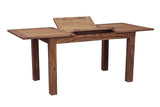 Porter Designs Urban Solid Sheesham Wood 52" - 76" Butterfly Extension Contemporary Dining Table Natural 07-117-01-1126