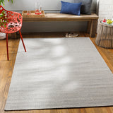 Acacia ACC-2300 Modern Recycled PET Yarn Rug ACC2300-81012 Light Gray 100% Recycled PET Yarn 8'10" x 12'