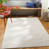 Acacia ACC-2302 Modern Recycled PET Yarn Rug ACC2302-81012 Cream 100% Recycled PET Yarn 8'10" x 12'