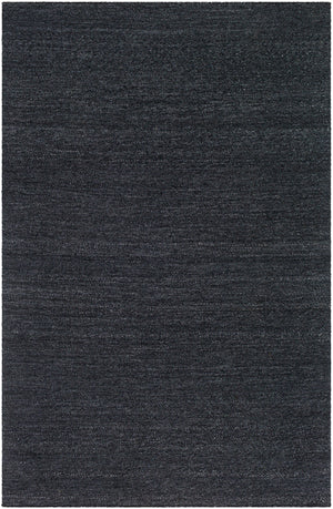 Acacia ACC-2304 Modern Recycled PET Yarn Rug ACC2304-81012 Black, Charcoal 100% Recycled PET Yarn 8'10" x 12'