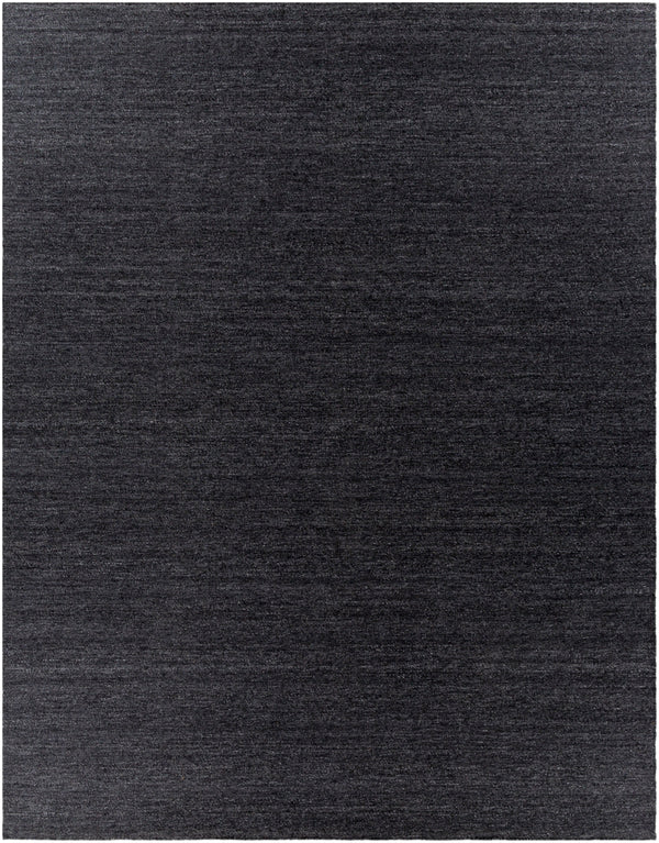 Acacia ACC-2304 Modern Recycled PET Yarn Rug ACC2304-810 Black, Charcoal 100% Recycled PET Yarn 8' x 10'