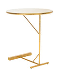 Safavieh Sionne Round C Table Yellow Gold ACC3210A 889048635999