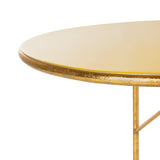 Safavieh Sionne Round C Table Yellow Gold ACC3210A 889048635999