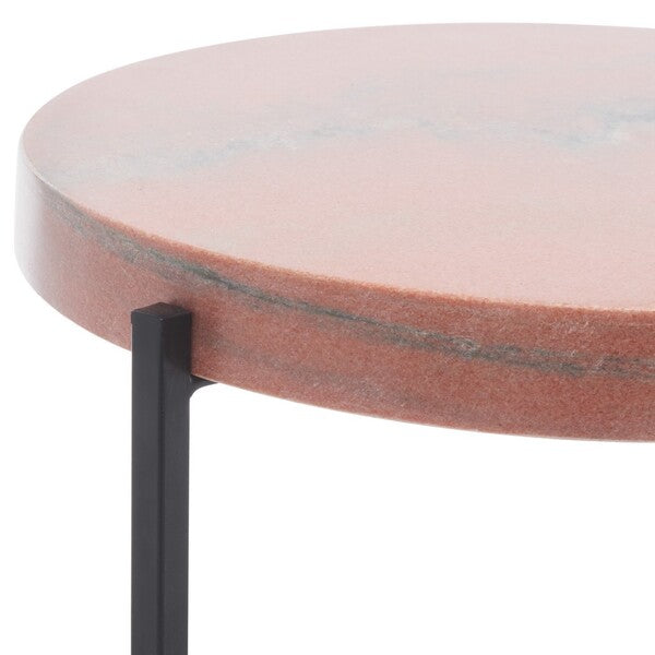 Azula Stone Top Accent Table - Elegant Modern Design for Stylish Living Rooms & Unique Decor Touch