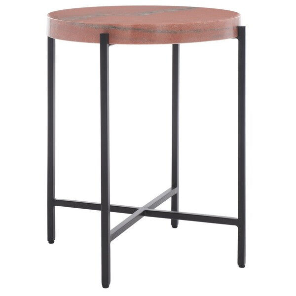 Azula Stone Top Accent Table - Elegant Modern Design for Stylish Living Rooms & Unique Decor Touch