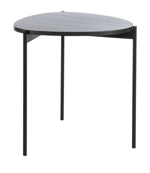 Safavieh Sven Side Table in Dark Grey Oak and Black ACC4203A 889048767072