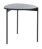 Sven Side Table in Dark Grey Oak and Black