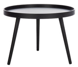 Fritz Round Tray Side Table in Black