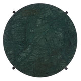 Safavieh Evrynne Round Accent Table Green Marble / Black  ACC4608A