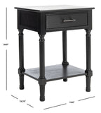 Ryder 1Drw Accent Table Black Wood ACC5713B