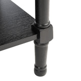 Ryder 1Drw Accent Table Black Wood ACC5713B